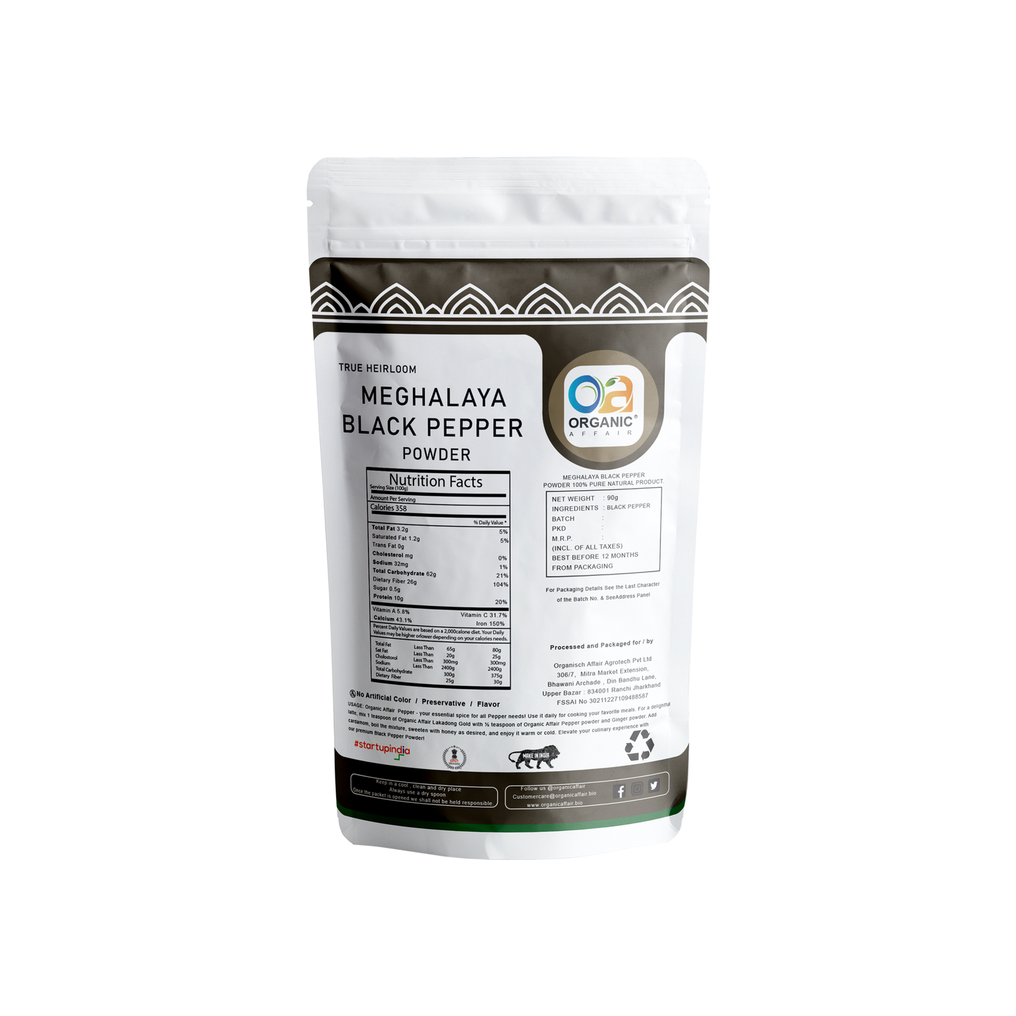 Black Pepper Powder (90g)
