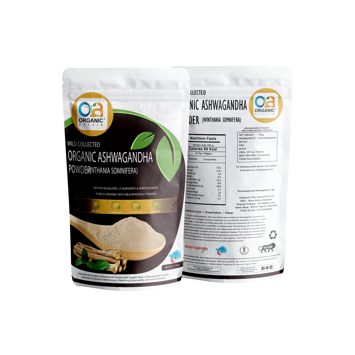 Ashwagandha Powder - (150 gm)